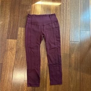 LuluLemon Maroon leggings